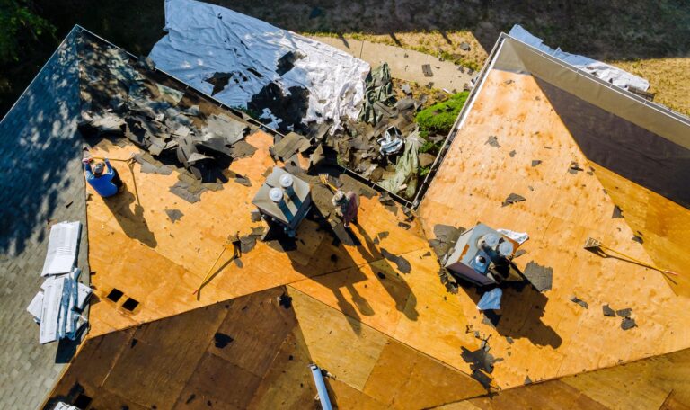 Storm-Damaged Roof Replacement