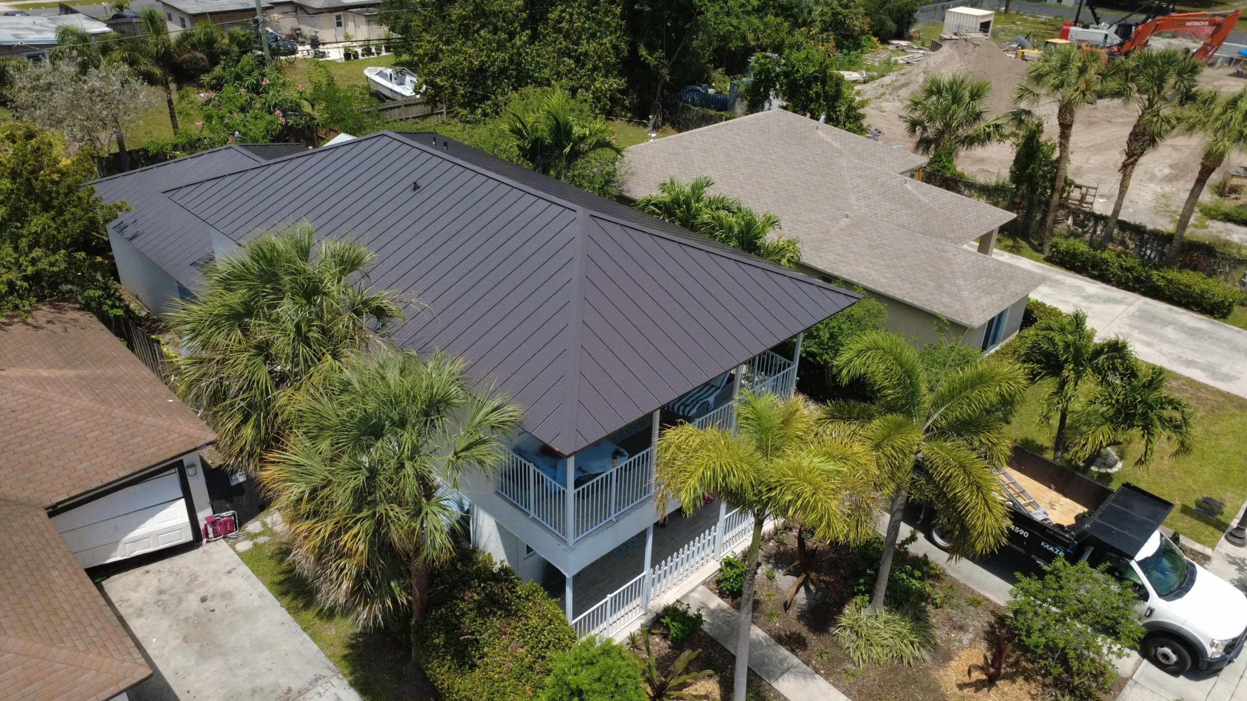 Residential standing seam roof