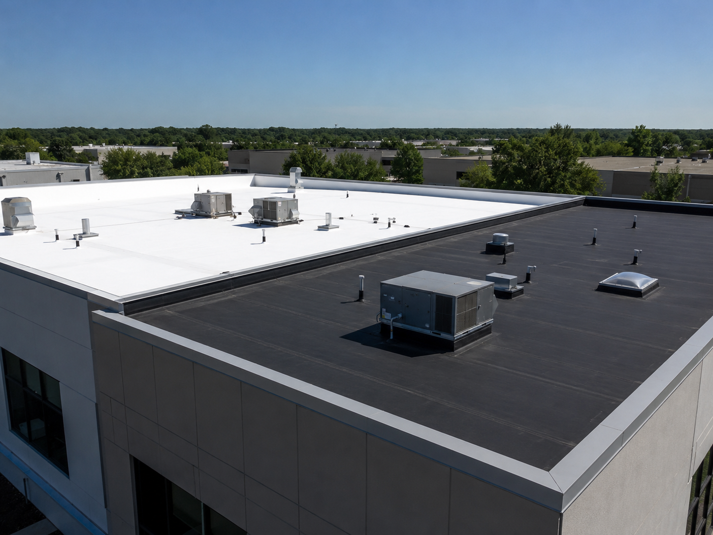 Commercial Flat Roofing (TPO & EPDM)