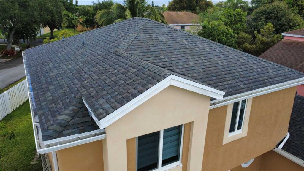 tile roof replacement carried out by Maze Roofing on a home in Miramar, Florida