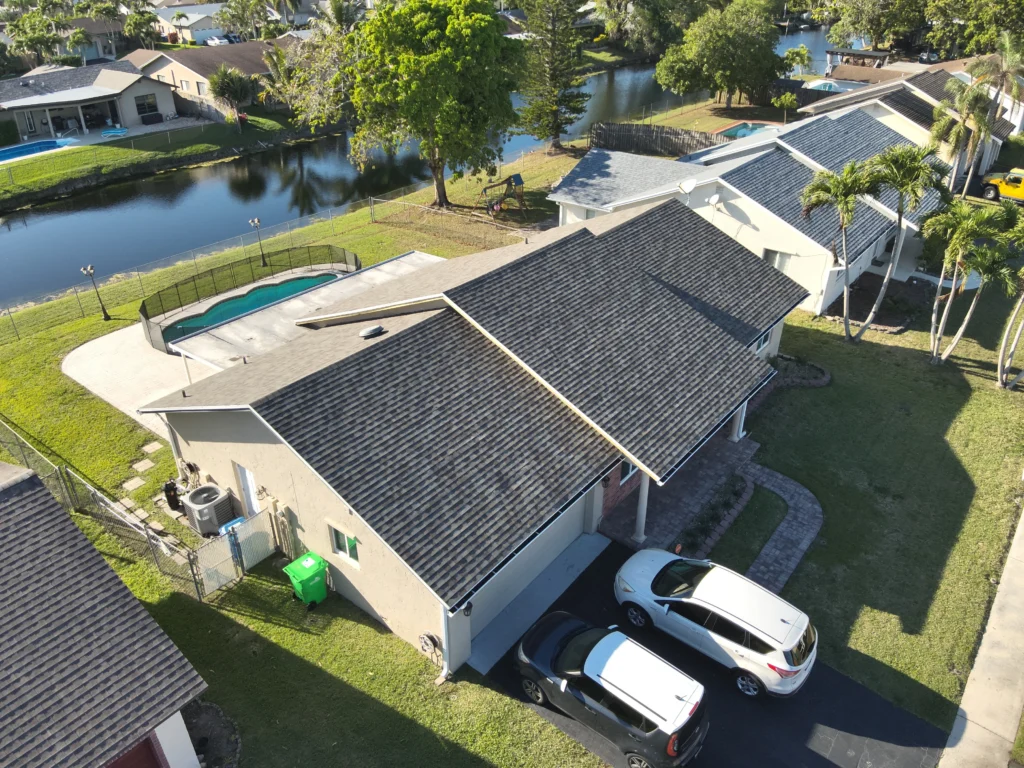 Residential roof replacement project