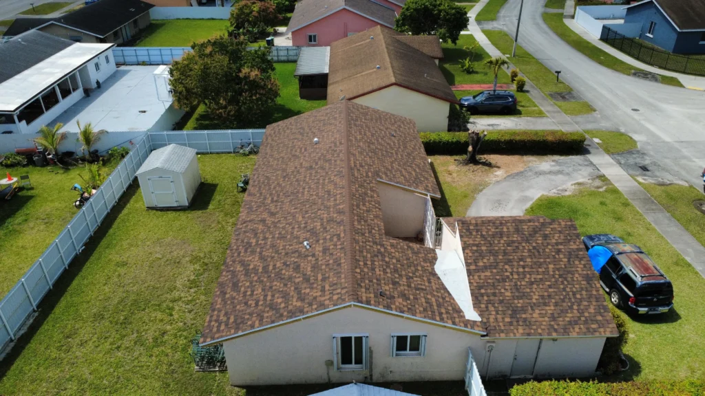 Finished shingle roof replacement
