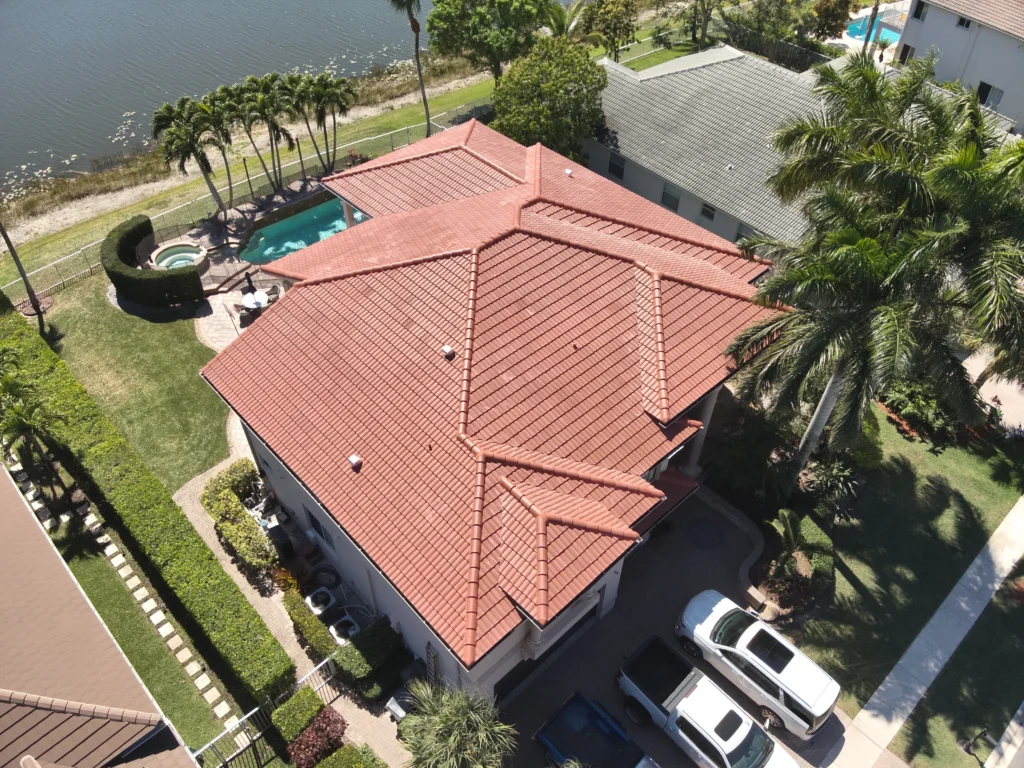 Completed terracotta roof project