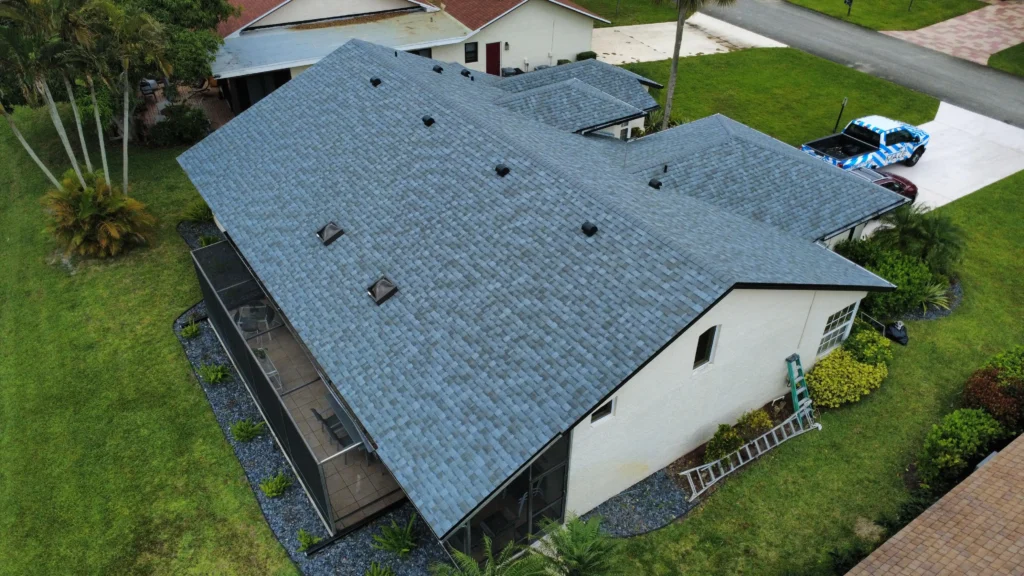 Roof replacement completed on home
